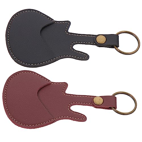 WHAMVOX 2stücke Gitarren-Pick Aufbewahrungstasche Im Gitarren-Design Tragbarer Plectrum Organizer Für Ukulele Und Gitarre Schwarz Und Weinrot WHAMVOX 2stücke Gitarren-Pick Aufbewahrungstasche Im Gitarren-Design Tragbarer Plectrum Organizer Für Ukulele Und Gitarre Schwarz Und Weinrot von WHAMVOX