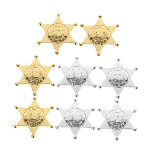 WHAMVOX 8 Stück Teiliges Kostüm Zubehör Kleine Pins in Gold und Silber Leicht und Sicher für Cosplay Karneval Halloween und Mottopartys von WHAMVOX