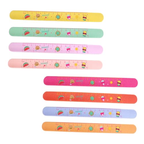 WHAMVOX 8stücke Kinderarmband Mit Klatschdesign Bunte Slap-armbänder Für Mädchen Und Jungen Party-requisiten Und Dekorative Handringe Für Feste von WHAMVOX
