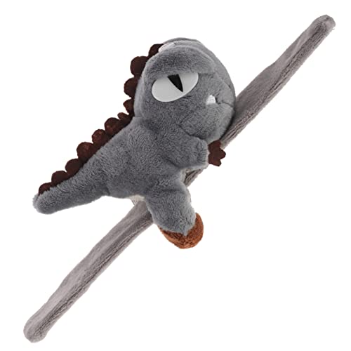 WHAMVOX Kuscheliges Dinosaurier Slap Armband für Jungen Mädchen Cartoon Tier Weiches Plüscharmband Party Mitgebsel und von WHAMVOX