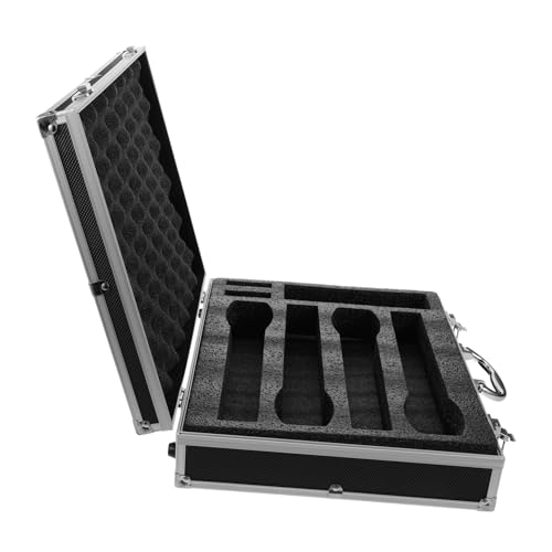 WHAMVOX Mikrofon-Tragetasche Aufbewahrungsbox Für Schnurlose Mikrofone Tragbarer Organizer 4er-Pack Handmikrofon-Tasche Schwarz Mit Zubehör WHAMVOX Mikrofon-Tragetasche Aufbewahrungsbox Für Schnurlose Mikrofone Tragbarer Organizer 4er-Pack Handmikrofon-Tasche Schwarz Mit Zubehör von WHAMVOX