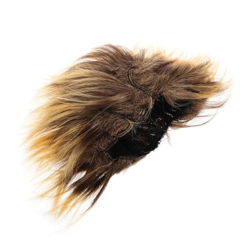 WHAMVOX Party Perücke für Erwachsene und Brauner Igelkopf Style Lustige Cosplay Headdress Verarbeitet für Kostümparty Fasching Maskerade und Festival von WHAMVOX