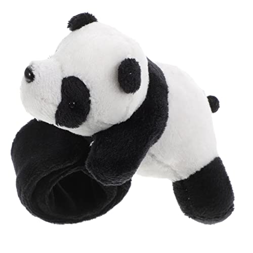 WHAMVOX Plüsch Schnapparmband Armband Tiermotiv Panda Flauschiges Kuscheltier Partygeschenk Strapazierfähiges Stofftier Handgelenksband Unterhaltung von WHAMVOX