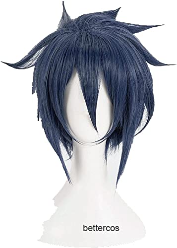 Uearlid Wig Anime Cosplay Final Fantasy Noctis Lucis Caelum Cosplay Perücken FF15 XV. Hitzebeständige synthetische Haarperücke + Wig-Kappe von WHBHD