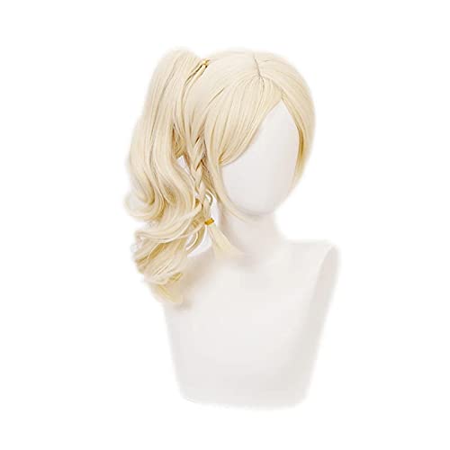 WHBHD Liebesleben PDP AI Miyashita Cosplay Perücke LoveLive Perfekte Traumprojekt Cosplay Ponytail Blondine Synthetische Haarperücke von WHBHD