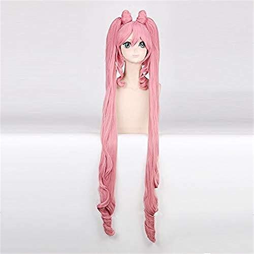 Wig Anime Cosplay Hübscher Soldat Sailor Moon Chibi USA lange gerade Cosplay Perücken for Frauen Weibliche synthetische Haarperücke Zwei Pferdeschwanz und Brötchen Rosa lang Flüge Wig Anime Cosplay Hübscher Soldat Sailor Moon Chibi USA lange gerade Cosplay Perücken for Frauen Weibliche synthetische Haarperücke Zwei Pferdeschwanz und Brötchen Rosa lang Flüge von WHBHD