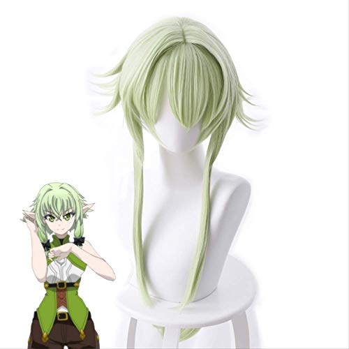 ydound Anime Coer Wig. Anime Goblin Slayer High Elf Archer YouSei Yunde Long Perücke Cosplay Kostüm Frauen Hitzebeständige Synthetische Haarperücken + Perücke Kappe von WHBHD