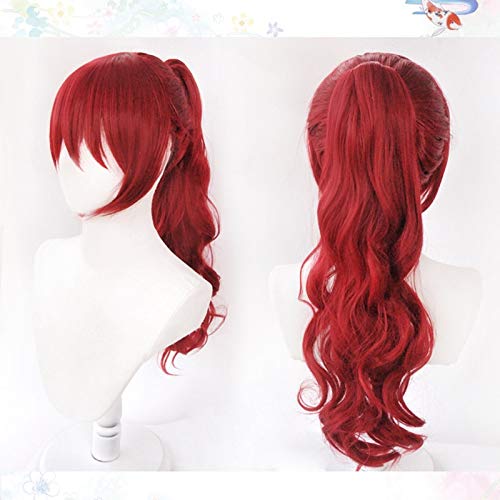 ydound Anime Coer Wig. Spiel Persona 5 Yoshizawa Kasumi Rote Perücke Cosplay Kostüm Hitzebeständige Synthetische Haare Frauen Party Rollenspiele Wigs + Perücke Kappe ydound Anime Coer Wig. Spiel Persona 5 Yoshizawa Kasumi Rote Perücke Cosplay Kostüm Hitzebeständige Synthetische Haare Frauen Party Rollenspiele Wigs + Perücke Kappe von WHBHD