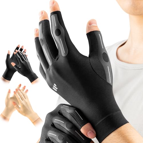 WHCOOL Arthritis Kompressionshandschuhe mit Fingerunterstützung, dünn, rutschfest, Gaming-Handschuhe, Handschuhe für kaltes Wetter, Größe L WHCOOL Arthritis Kompressionshandschuhe mit Fingerunterstützung, dünn, rutschfest, Gaming-Handschuhe, Handschuhe für kaltes Wetter, Größe L von WHCOOL
