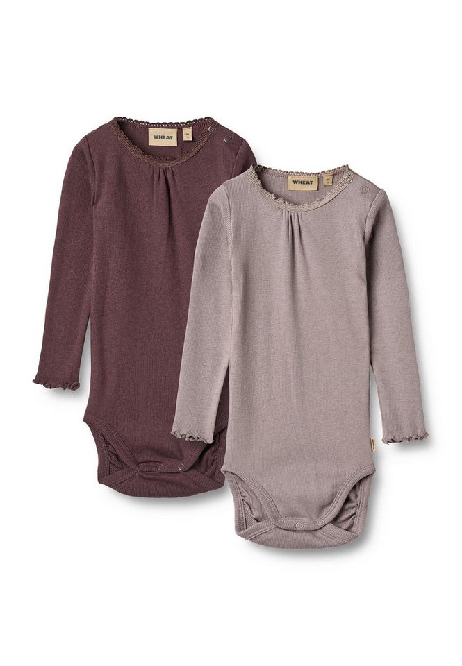 WHEAT Blusenbody WHEAT 2 Rib Body L/S Lotta von WHEAT