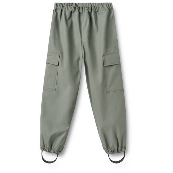 WHEAT - Kid's Groa - Regenhose Gr 140 grau/oliv von WHEAT