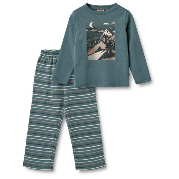 WHEAT - Kid's Matheo - Schlafanzug Gr 98 grau von WHEAT