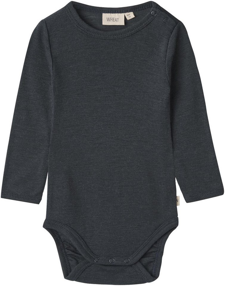 WHEAT Langarmbody Wool Body L/S Lucca aus reiner Merinowolle von WHEAT