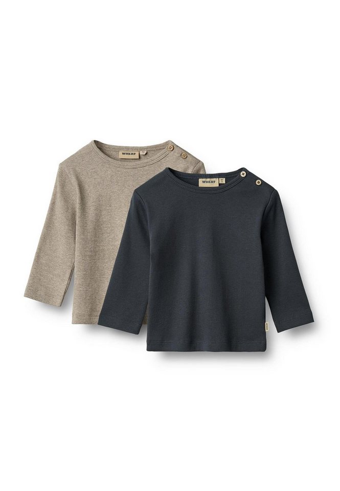 WHEAT Longsleeve WHEAT 2 Rib T-Shirt L/S Milo von WHEAT