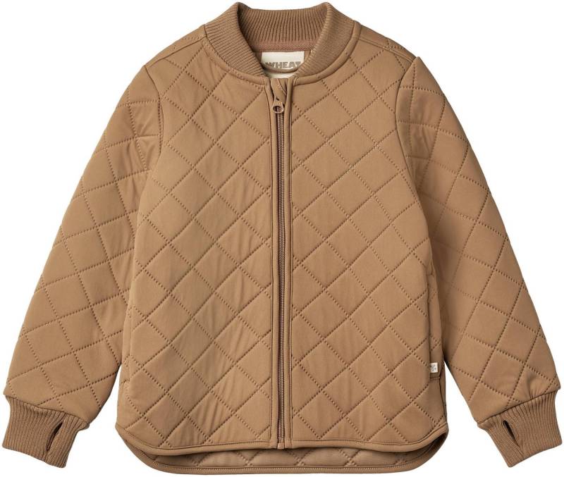 WHEAT Outdoorjacke Loui mit cooler Steppung und praktischen Daumenlöchern, hinten länger von WHEAT