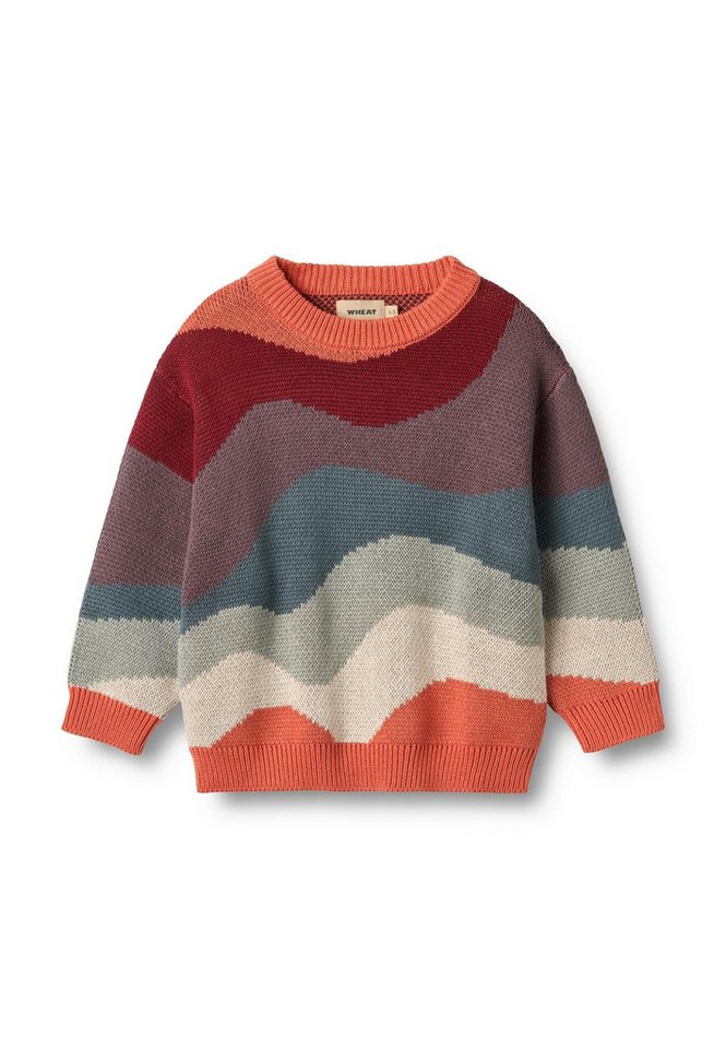 WHEAT Rundhalspullover WHEAT Jaquard Pullover Knud von WHEAT