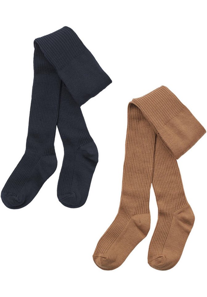 WHEAT Strickstrumpfhose 2 pk Wool Rib Tights Robin (Packung 2 St) von WHEAT