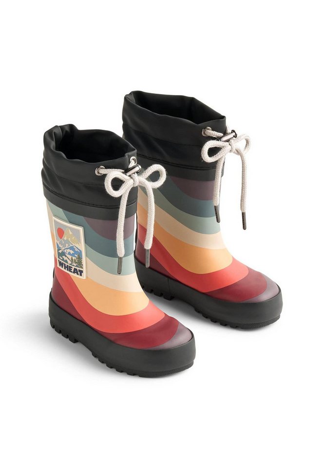WHEAT WHEAT Rubber Boot Thermo Print Stiefel (1-tlg) von WHEAT