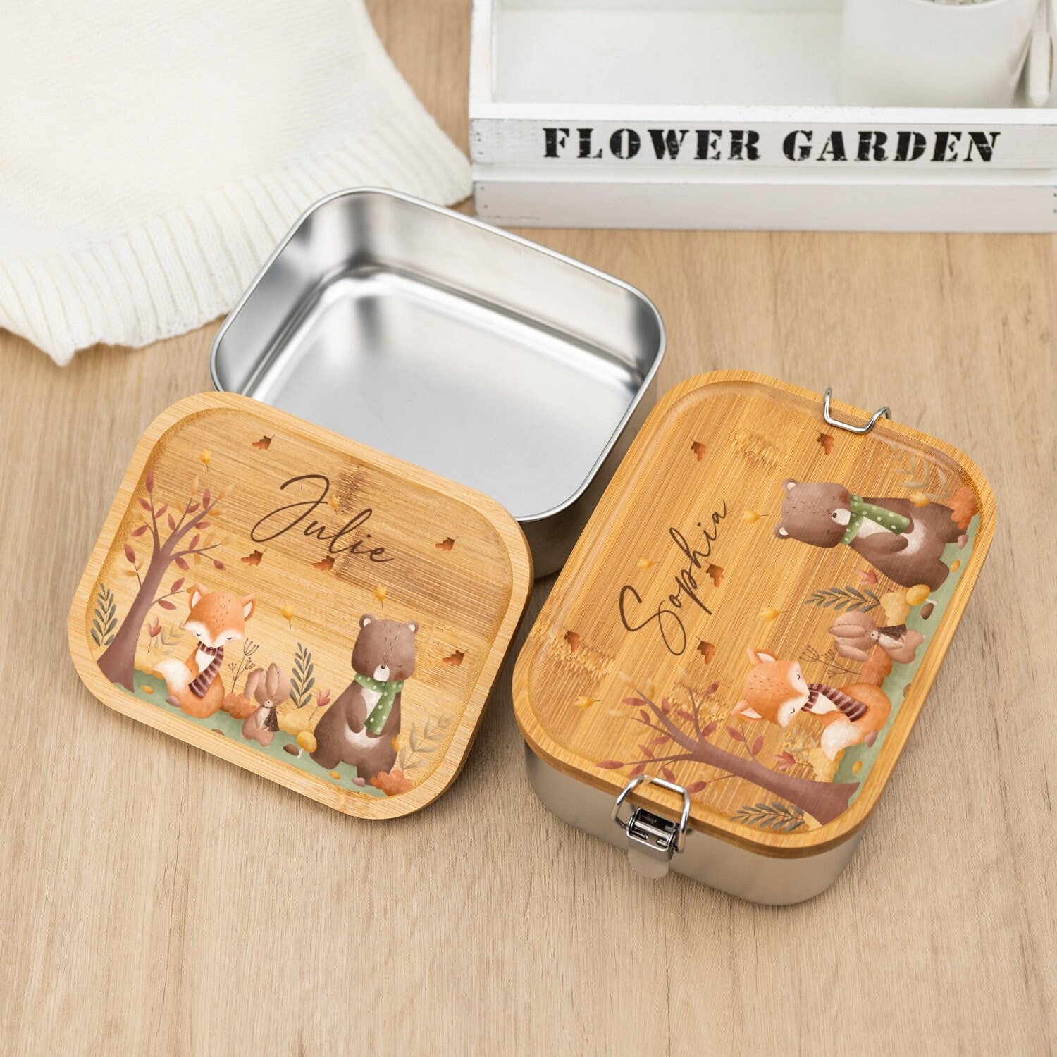 Personalized Stainless Steel Lunch Box For Children, School Picnic Snack Box, 1-3 Compartments Food Container, Kindergarten, Birthday Gifts Personalized Stainless Steel Lunch Box For Children, School Picnic Snack Box, 1-3 Compartments Food Container, Kindergarten, Birthday Gifts von WheatCustomGifts