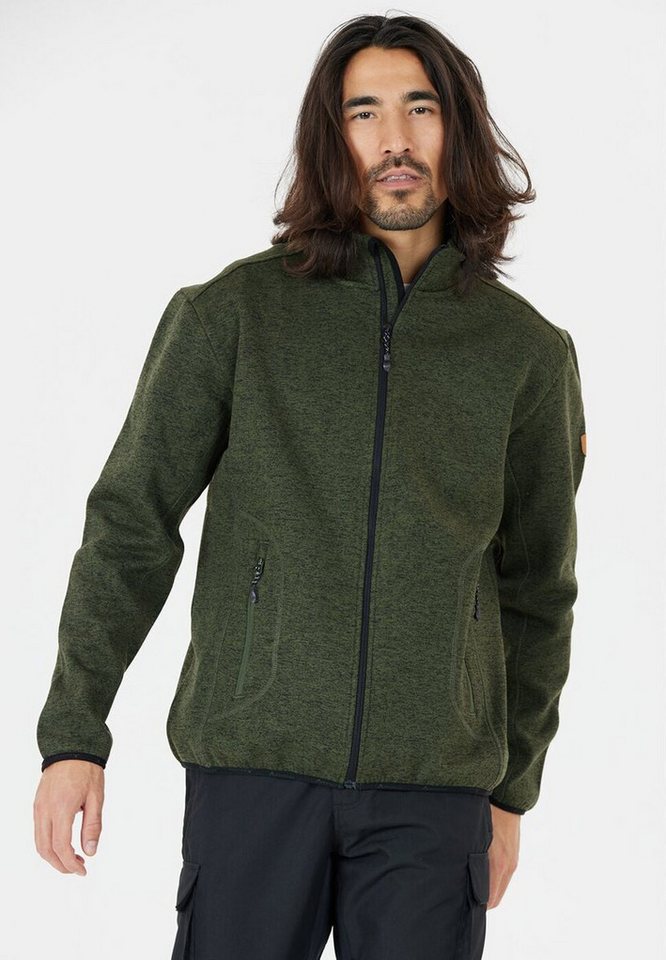 WHISTLER Anorak Sampton M Melange Fleece Jacket Climbing Ivy von WHISTLER