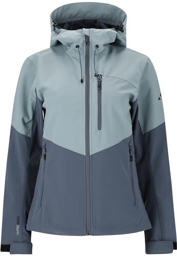 WHISTLER Damen Damen Softshelljacke Rosea I Wasserfeste Funktionsjacke für Outdoor-Aktivitäten, winddicht und atmungsaktiv 2105A Bering Sea 42 von WHISTLER