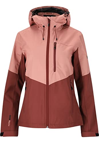 WHISTLER Damen Damen Softshelljacke Rosea I Wasserfeste Funktionsjacke für Outdoor-Aktivitäten, winddicht und atmungsaktiv 5112 Henna 40 von WHISTLER