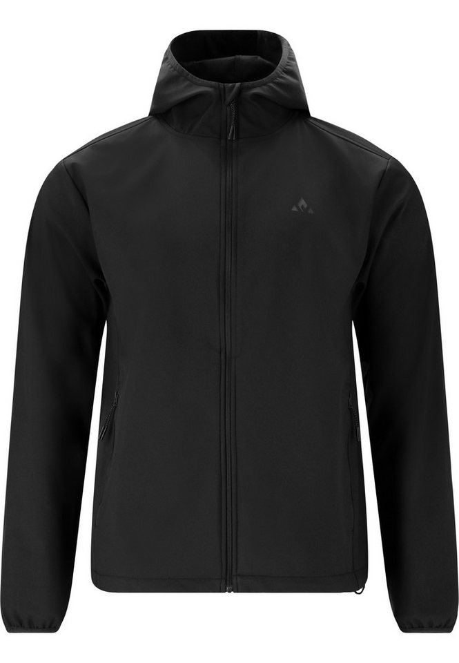 WHISTLER Funktionsjacke Luango M Hooded Softshell Jacket BLACK von WHISTLER