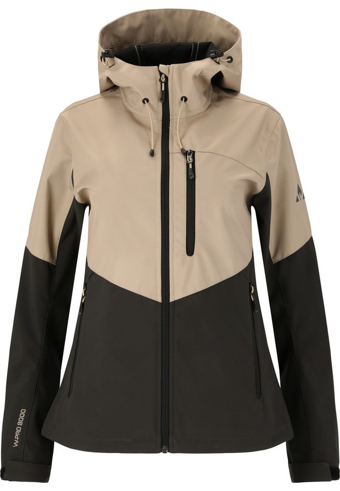 WHISTLER Funktionsjacke Rosea W Softshell Jacket W-PRO 8000 SIMPLY TAUPE von WHISTLER