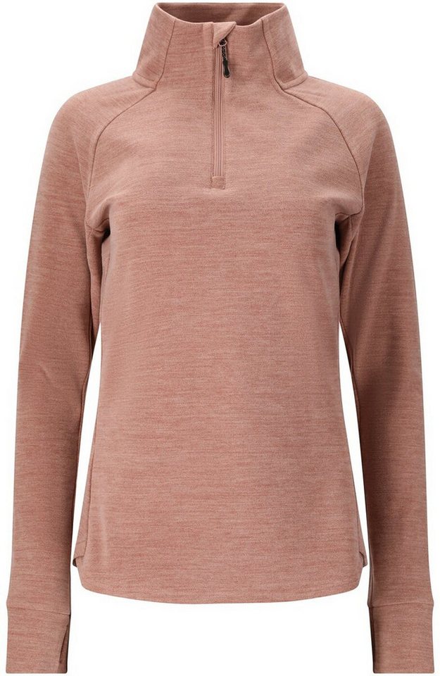WHISTLER Rollkragenpullover Kajsa W Half Zip Midlayer BURLWOOD von WHISTLER