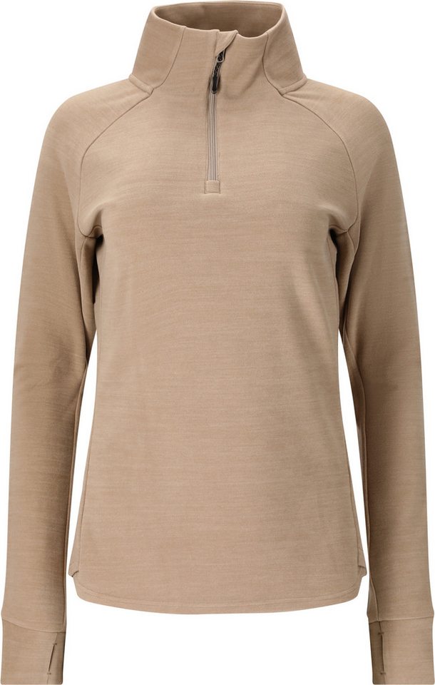 WHISTLER Rollkragenshirt Kajsa W Half Zip Midlayer SIMPLY TAUPE von WHISTLER
