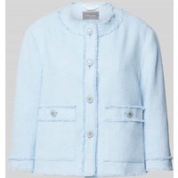 WHITE LABEL Blazer mit Fransen in Bleu, Größe 38 von WHITE LABEL