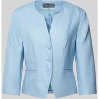 WHITE LABEL Blazer mit Leistentaschen in Hellblau, Größe 42 von WHITE LABEL