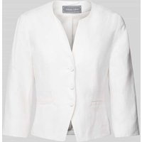 WHITE LABEL Blazer mit Leistentaschen in Offwhite, Größe 36 von WHITE LABEL
