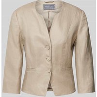 WHITE LABEL Blazer mit Leistentaschen in Sand, Größe 48 von WHITE LABEL