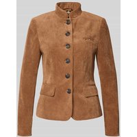 WHITE LABEL Blazer mit Strukturmuster in Cognac, Größe 38 von WHITE LABEL