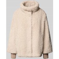 WHITE LABEL Jacke mit Teddyfell in Ecru, Größe 40 von WHITE LABEL