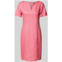 WHITE LABEL Knielanges Kleid mit V-Ausschnitt in Pink, Größe 42 WHITE LABEL Knielanges Kleid mit V-Ausschnitt in Pink, Größe 42 von WHITE LABEL