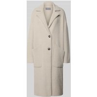 WHITE LABEL Mantel mit Reverskragen in Offwhite, Größe 42 von WHITE LABEL