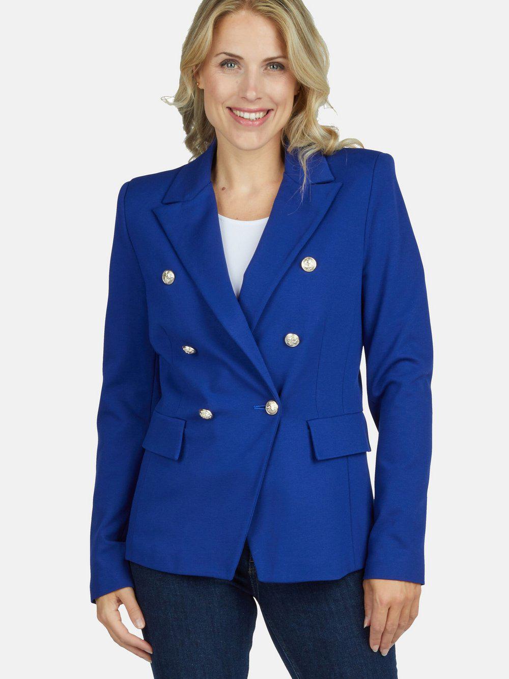 White Label Blazer Damen Viskose, royal von WHITE LABEL