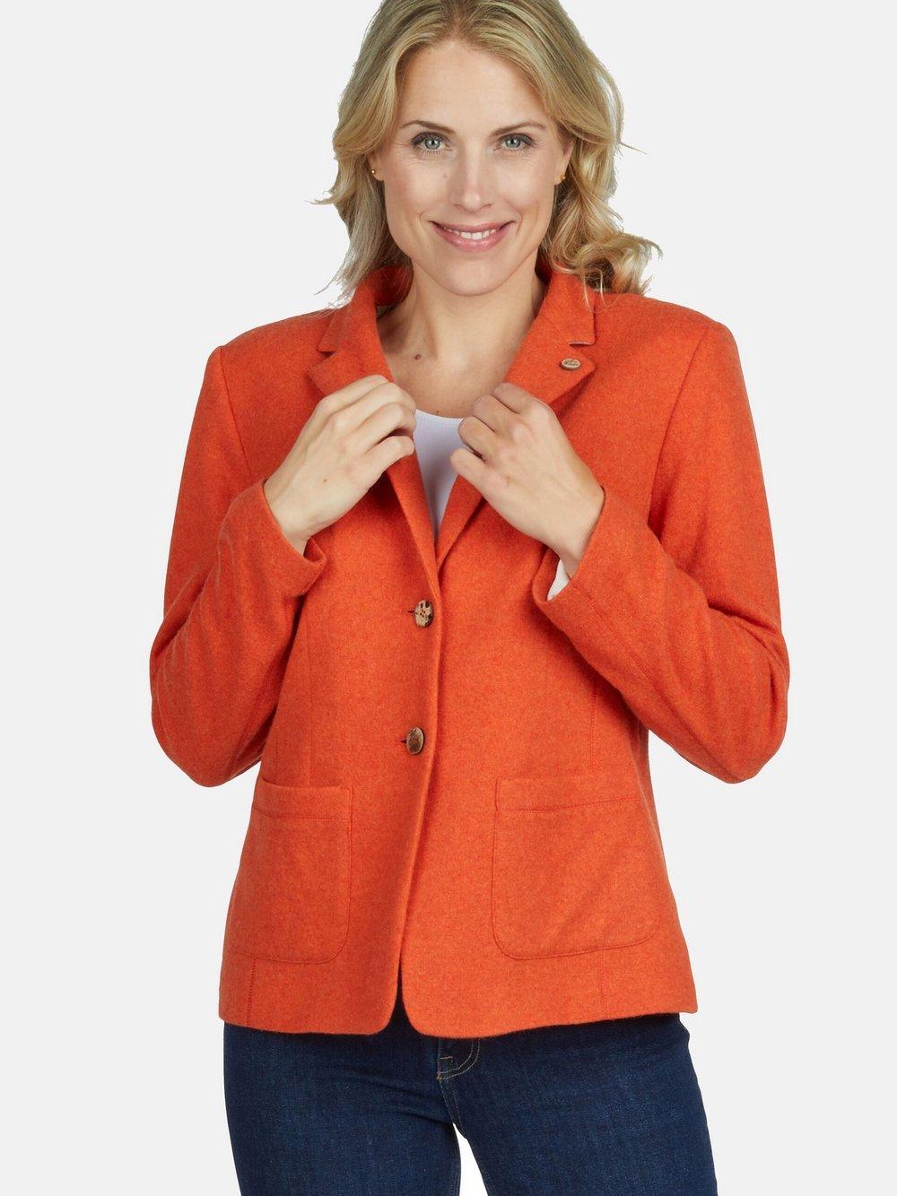 White Label Gehrock Damen Wolle, orange von WHITE LABEL