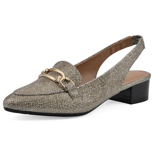 WHITE MOUNTAIN Damen Boreal Slipper, Gold/Glitzer/Fab, 37 EU WHITE MOUNTAIN Damen Boreal Slipper, Gold/Glitzer/Fab, 37 EU von WHITE MOUNTAIN
