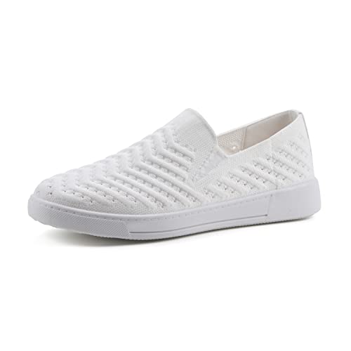WHITE MOUNTAIN Damen Courage Sneaker, Weiß/Stoff, 41 EU von WHITE MOUNTAIN