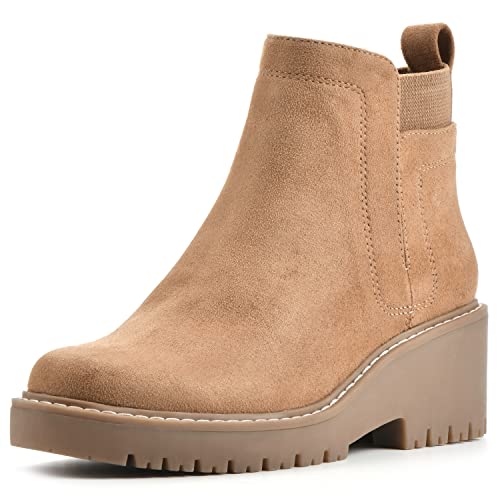 WHITE MOUNTAIN Damen Lieber Chelsea-Stiefel, Tan/Fabric, 37.5 EU WHITE MOUNTAIN Damen Lieber Chelsea-Stiefel, Tan/Fabric, 37.5 EU von WHITE MOUNTAIN