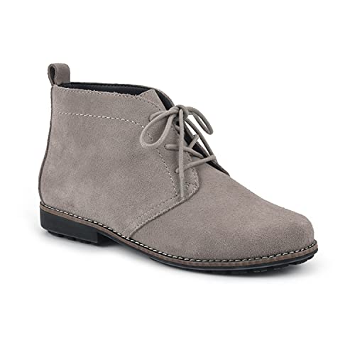 WHITE MOUNTAIN Damen Rotbraun Chukka-Stiefel, GRAU, 40 EU Weit von WHITE MOUNTAIN