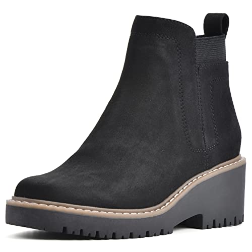 WHITE MOUNTAIN Damen Tageszeit Mode-Stiefel, Black Fabric, 41 EU WHITE MOUNTAIN Damen Tageszeit Mode-Stiefel, Black Fabric, 41 EU von WHITE MOUNTAIN