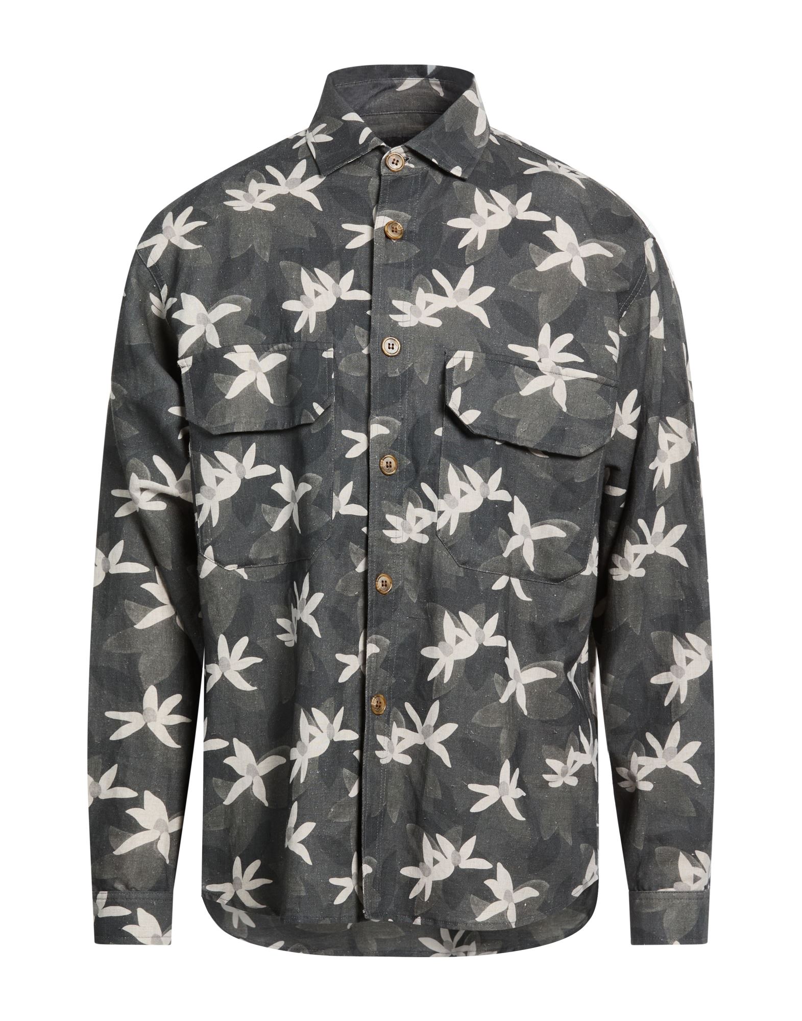 WHITE SAND Hemd Herren Braungrau von WHITE SAND