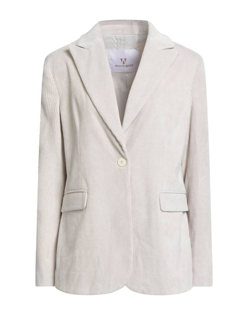 WHITE WISE Blazer Damen Cremeweiß von WHITE WISE