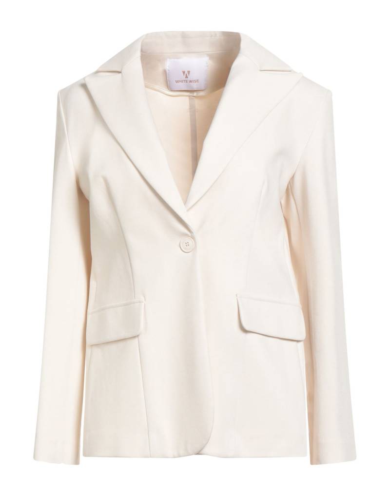 WHITE WISE Blazer Damen Elfenbein von WHITE WISE