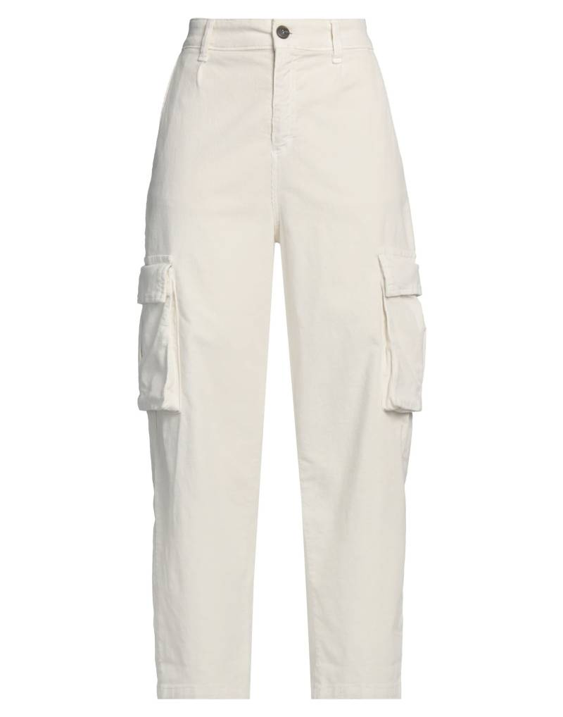 WHITE WISE Hose Damen Off white von WHITE WISE