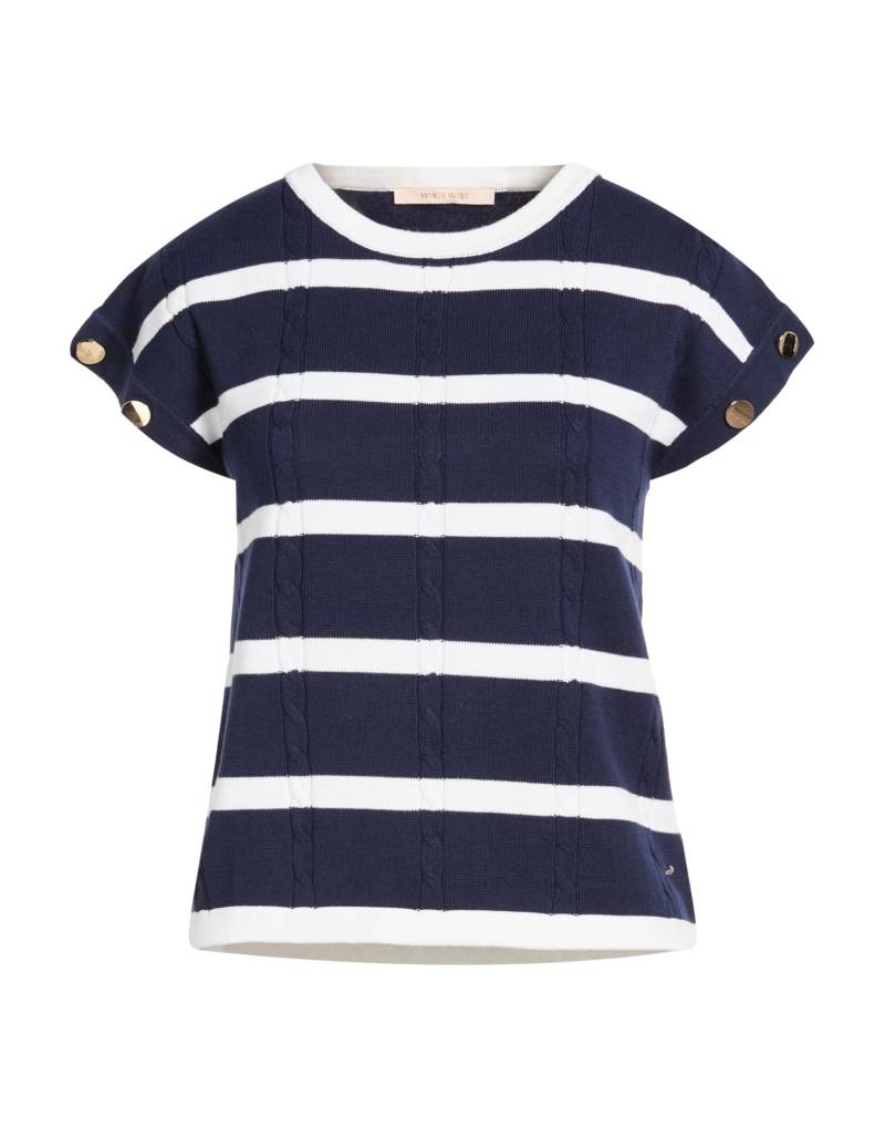 WHITE WISE Pullover Damen Marineblau von WHITE WISE